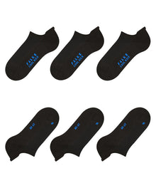Unisex | Cool Kick 3-Bundle Sneaker Socks | Black