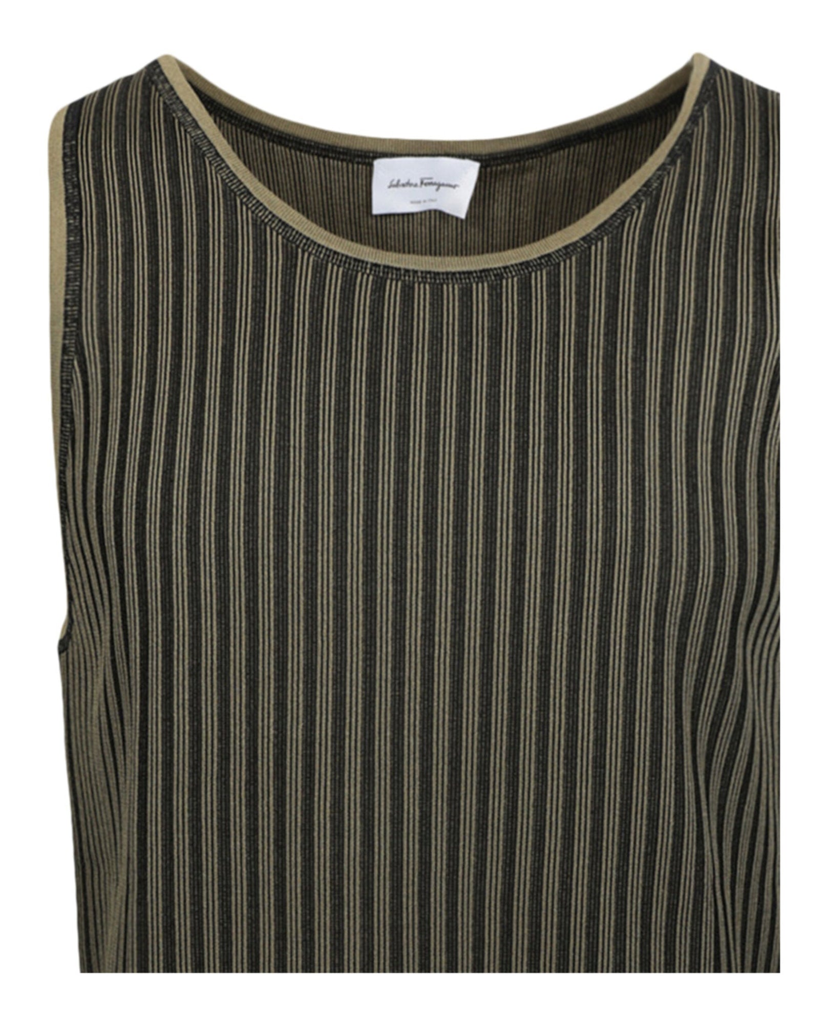 Ferragamo | Striped Knit Tank Top