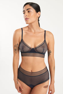 Bella Soft Cup Triangle Bra | Midnight