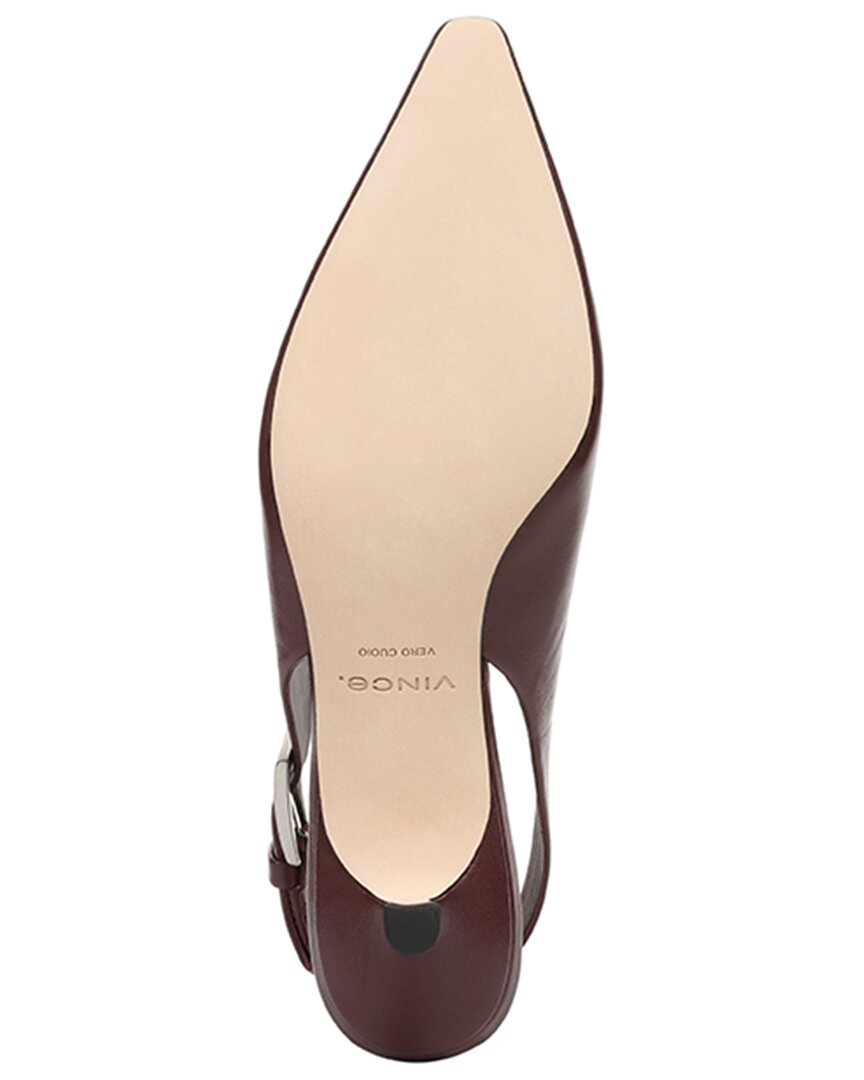 Vince | Womens | Shasta-B Leather Slingback Mule | Red
