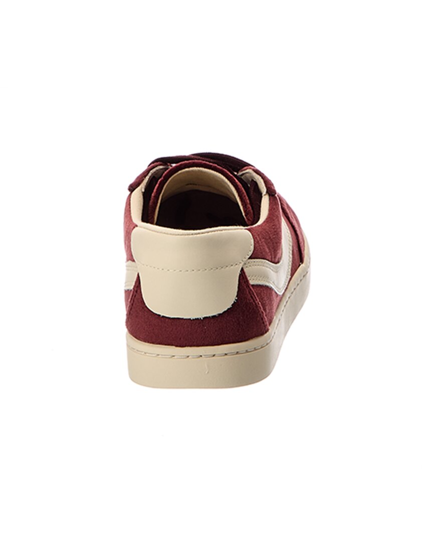Vince | Womens | Korrin-B Velvet Sneaker | Red
