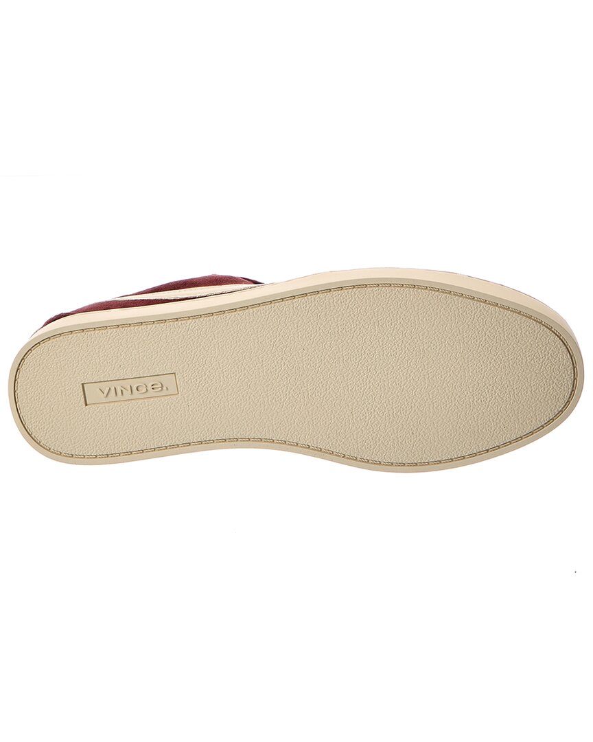 Vince | Womens | Korrin-B Velvet Sneaker | Red