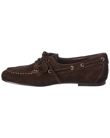 Madewell | Womens | Jamie Suede Boat Shoe | Brown