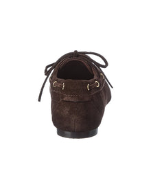 Madewell | Womens | Jamie Suede Boat Shoe | Brown