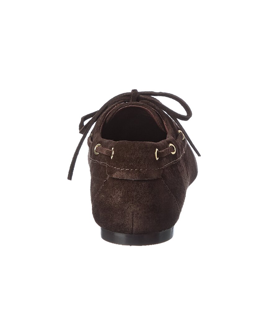 Madewell | Womens | Jamie Suede Boat Shoe | Brown