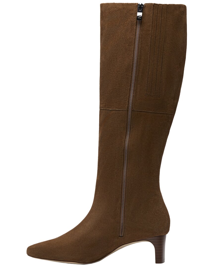 Clarks | Womens | Edina Tall Suede Boot | Brown