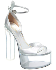 Valentino | Womens | VLogo 155 Leather Platform Sandal | Multi