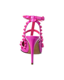 Valentino | Womens | Rockstud Caged 100 Patent Pump | Pink