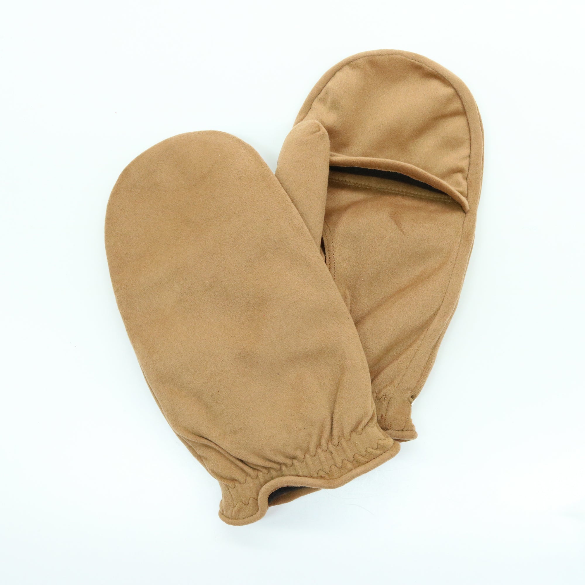 Womens | Flip Top Mitten Gloves | Camel