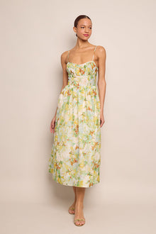 Alba Midi Dress | Terra Light Blue