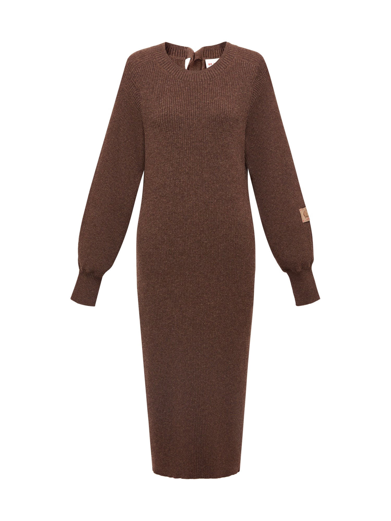 Knit Dress | Brown