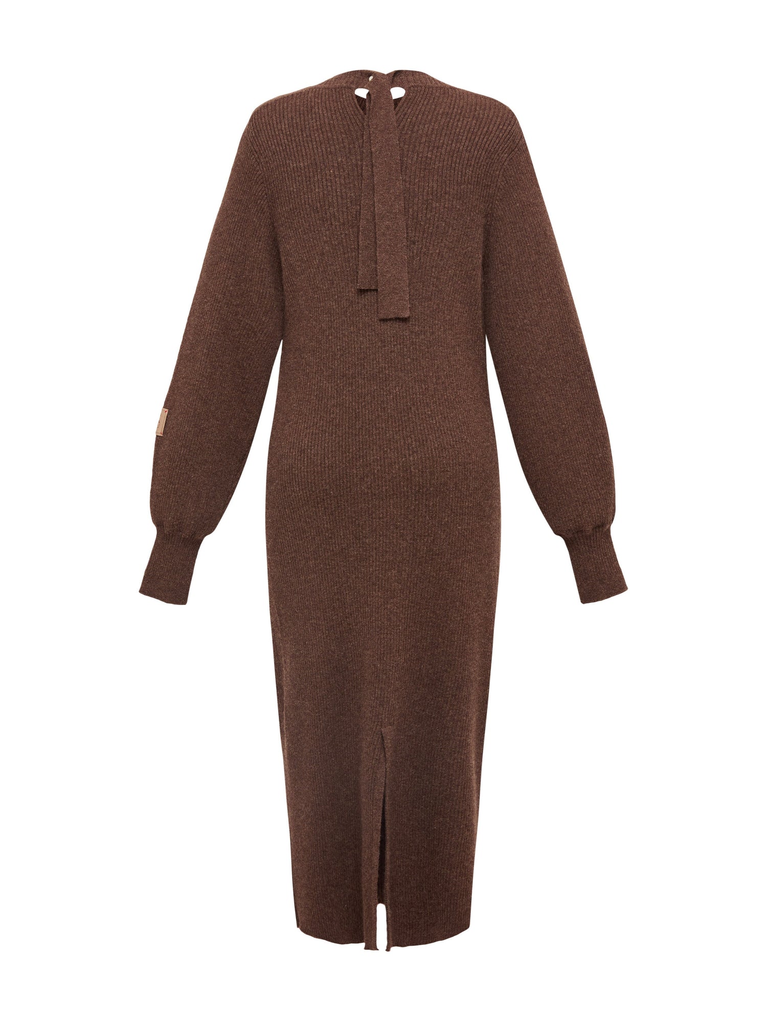 Knit Dress | Brown