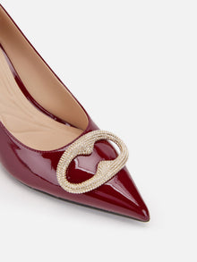 Heels | Wine Red