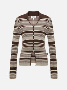 Collared Pullover | Brown