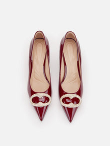 Heels | Wine Red