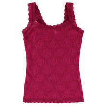 Signature Lace Unlined Camisole | Dark Pomegranate Red