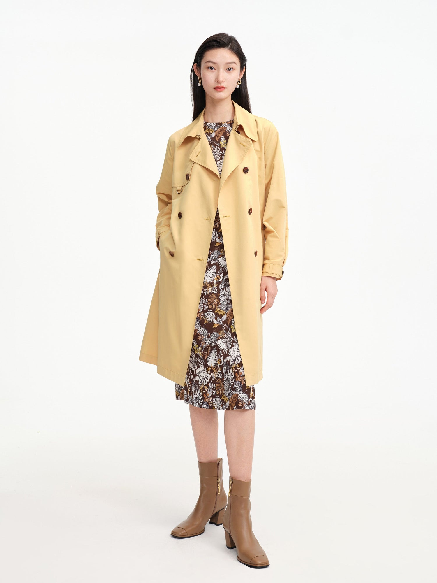 Trench Coat | Yellow