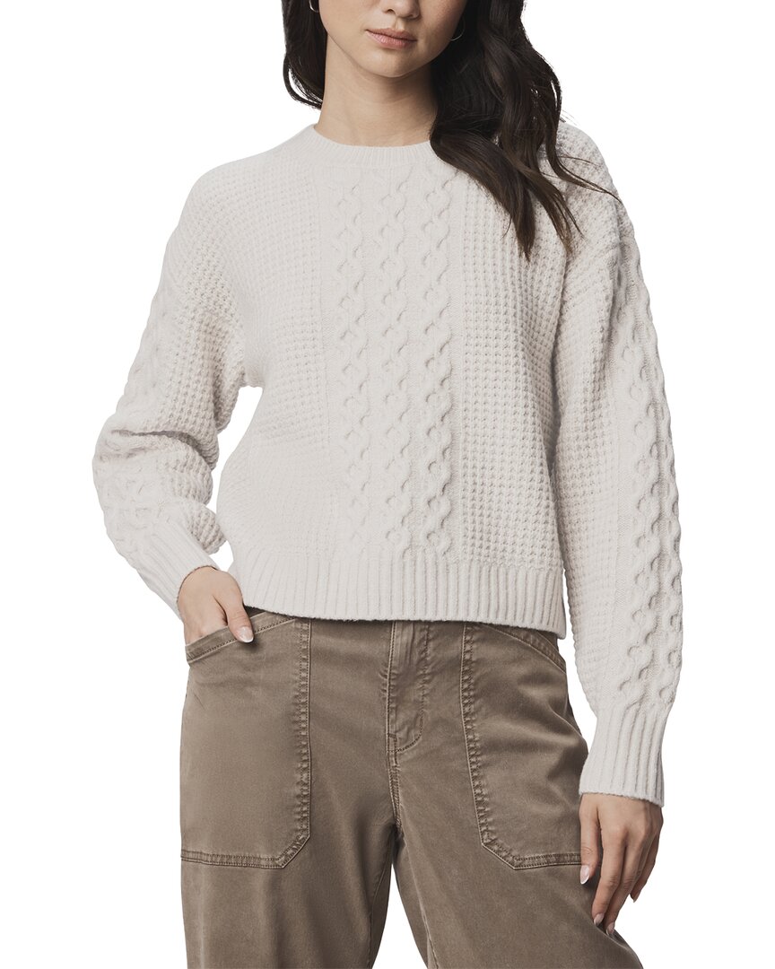 Splendid | Womens | Celeste Cable Wool-Blend Sweater | Grey Multi
