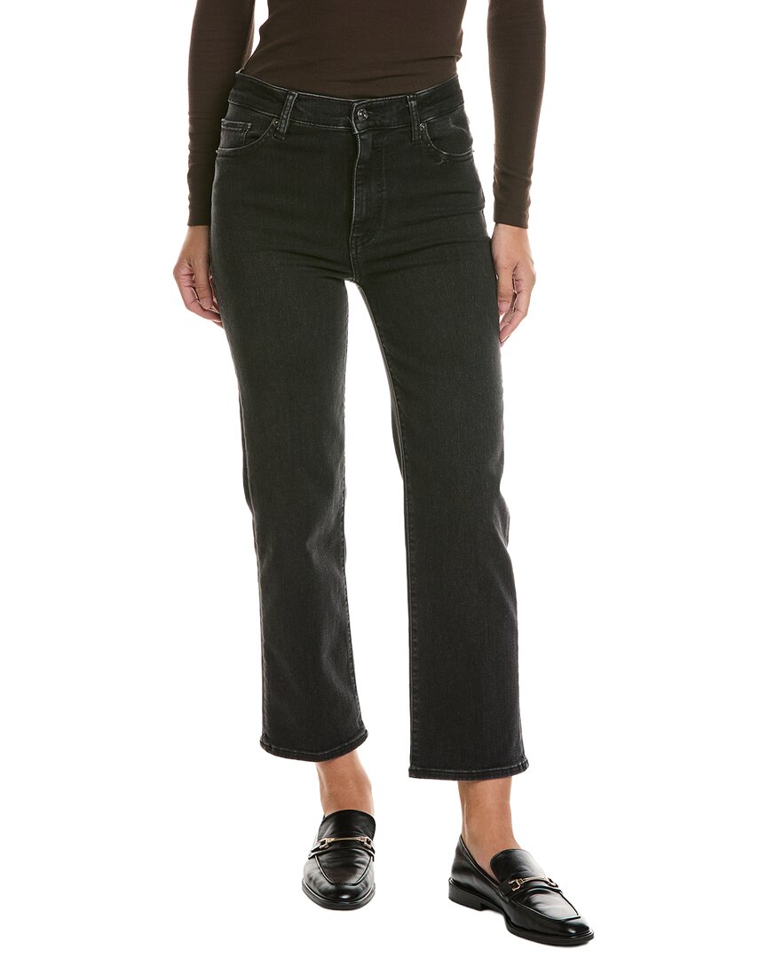FRAME Denim | Womens | Petite Denim Meteor Pixie Le Sleek Straight Jean | Black