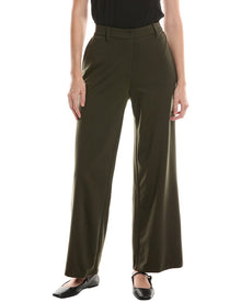 EILEEN FISHER | Womens | Wide Ponte Trouser | Green