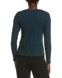EILEEN FISHER | Womens | Round Neck Top | Green