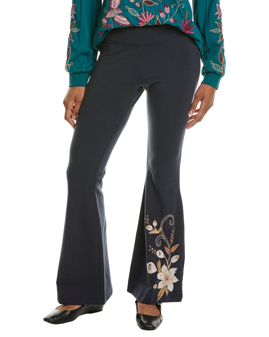 Johnny Was | Womens | Bee Active High-Waist Flare Legging | Blue