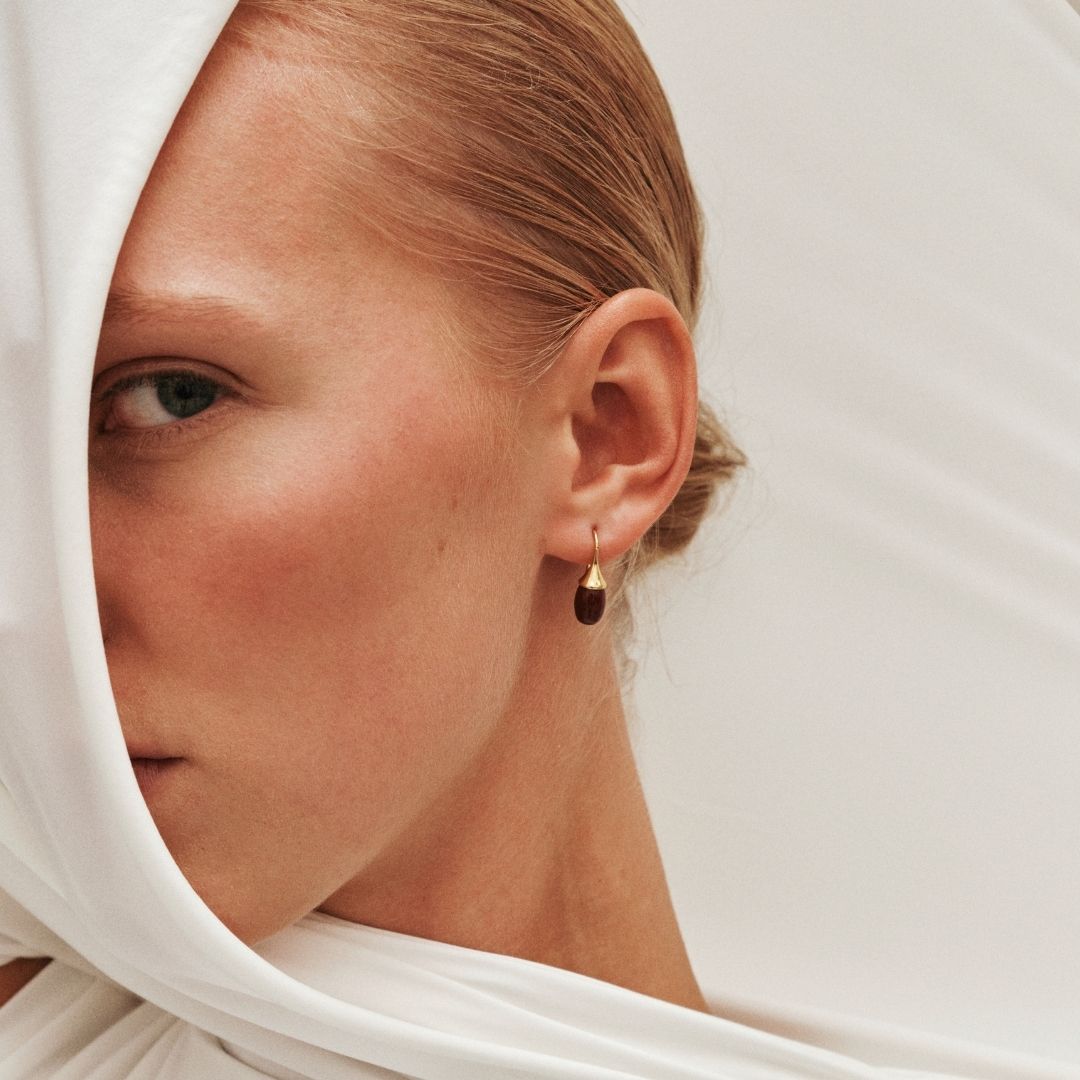 Odette Earrings | Silver PVD Plated Stainless Steel