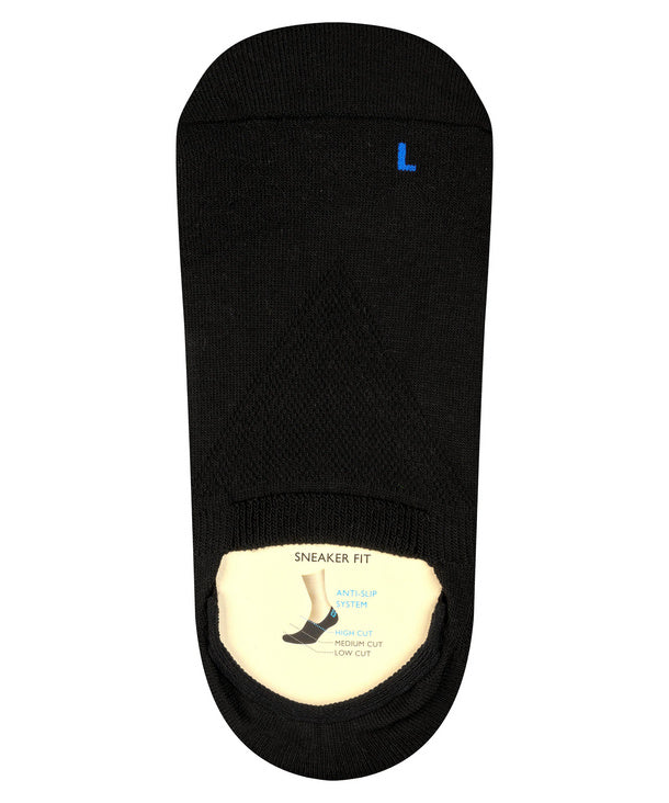Womens | Cool Kick Invisible Socks | Black