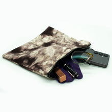 Unisex | Make Up Bag - Tie Dye | Small | Brown