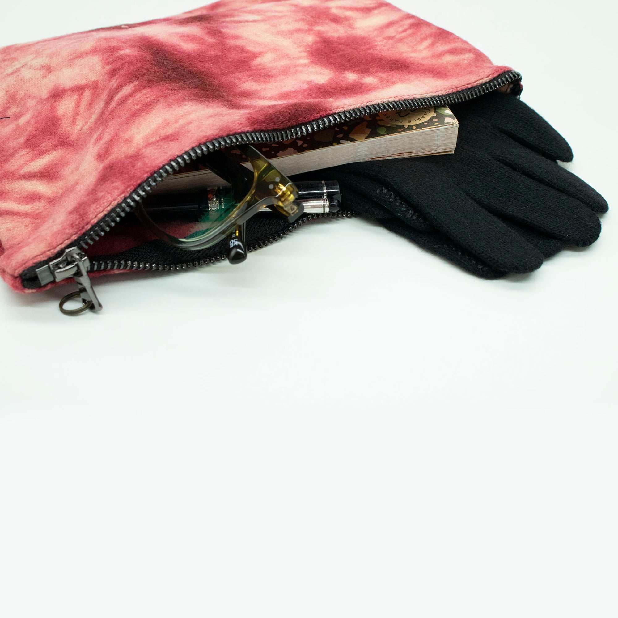 Unisex | Make Up Bag - Tie Dye | Small | Red