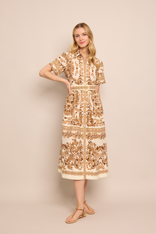 Adina Dress | Saltaire Brown