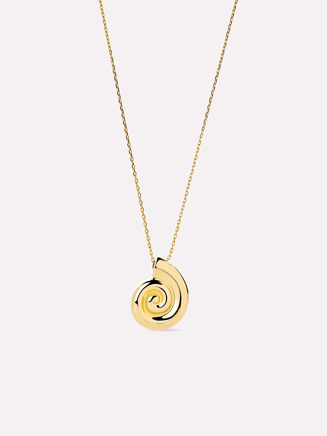Ariel Shell Pendant Necklace | 14K Gold on Brass