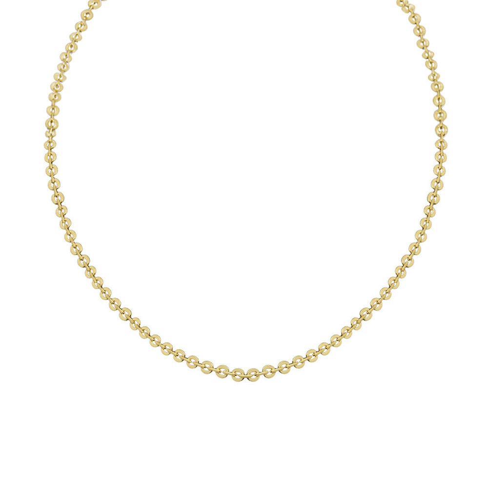 The Diamond Cut Cable Chain | 18KT Gold Vermeil & Sterling Silver