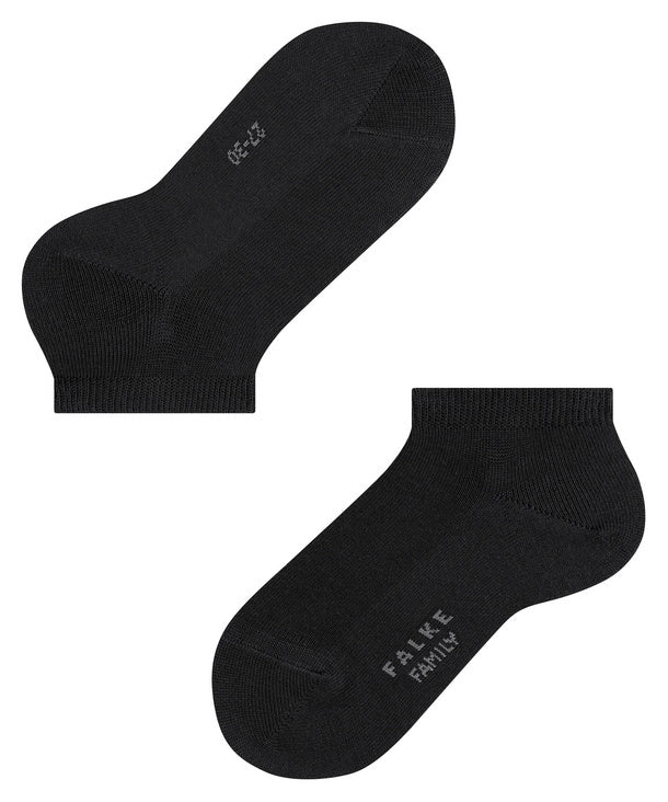 Unisex Kids | Family Sneaker Socks Kids | Black