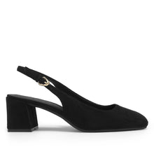 Izara | Black Faux Suede