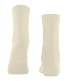 Womens | Needlepoint Socks | Off-White