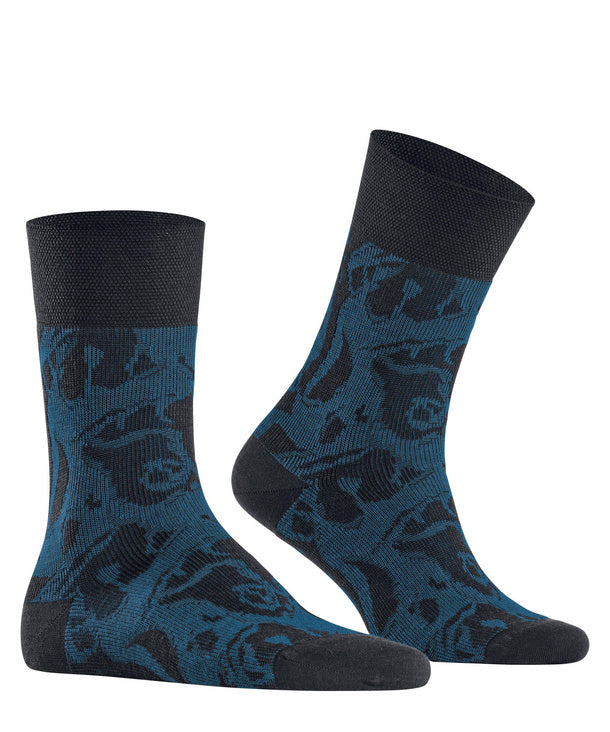 Mens | Sensitive Tree Side Socks | Dark Navy