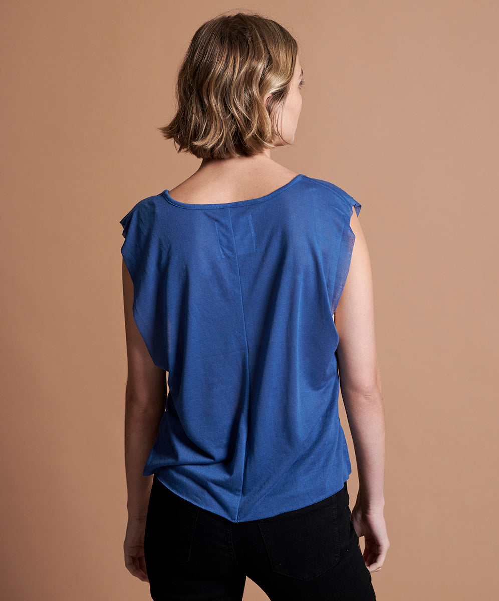 Farrah Tee | Indigo