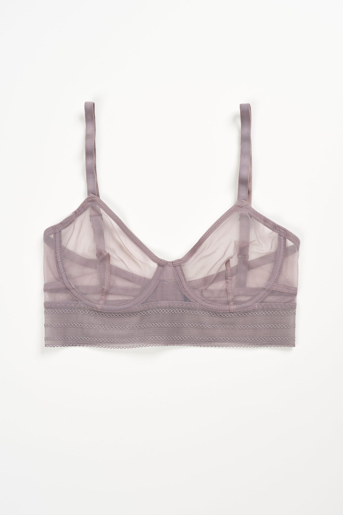 Bare Underwire Full Cup Longline Bra | Lavender