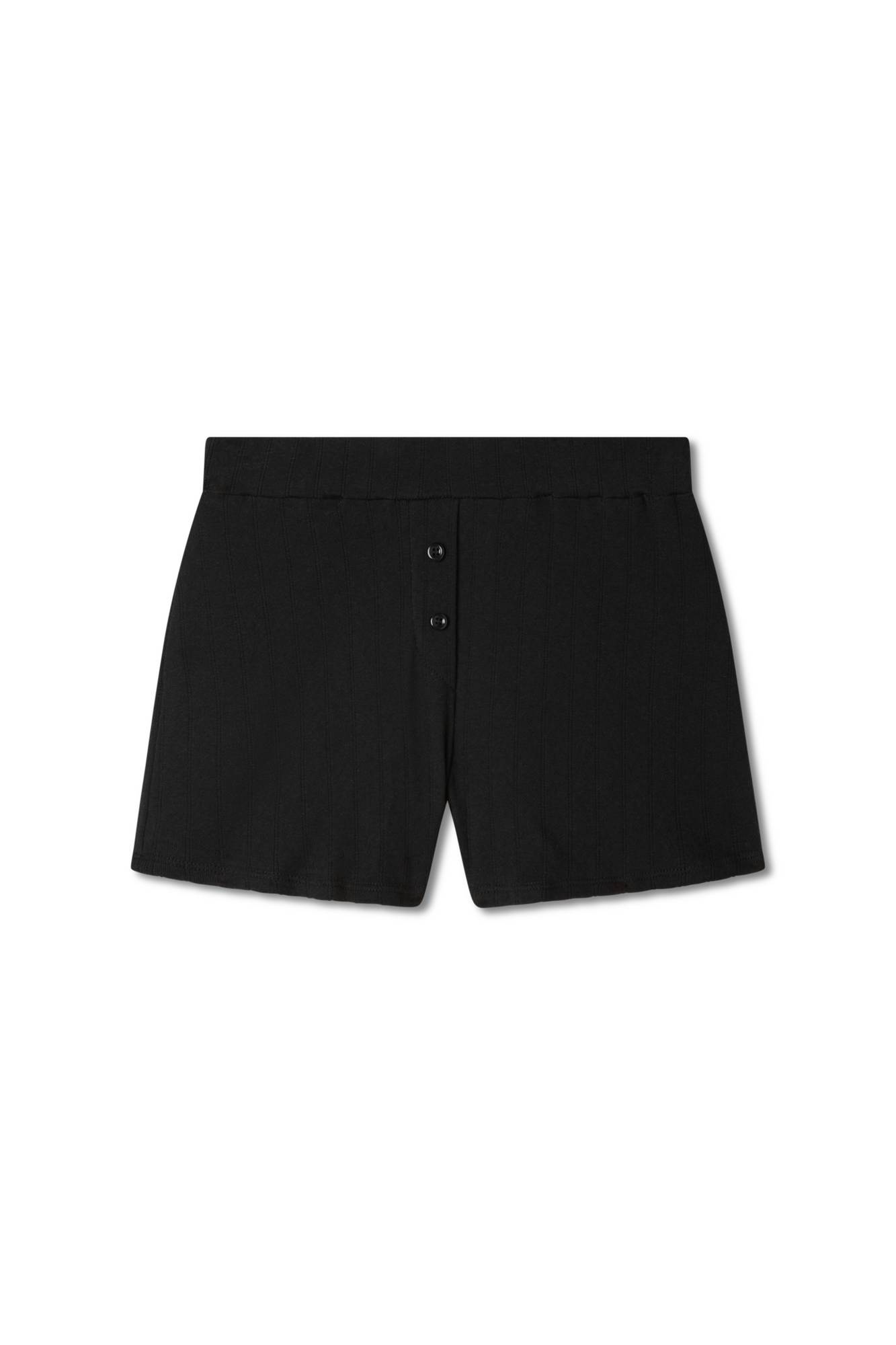 Pointelle Lounge Short | Black
