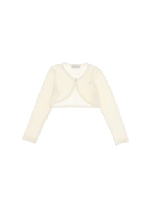 Girls | Shaved Crepe Shrug | Cream