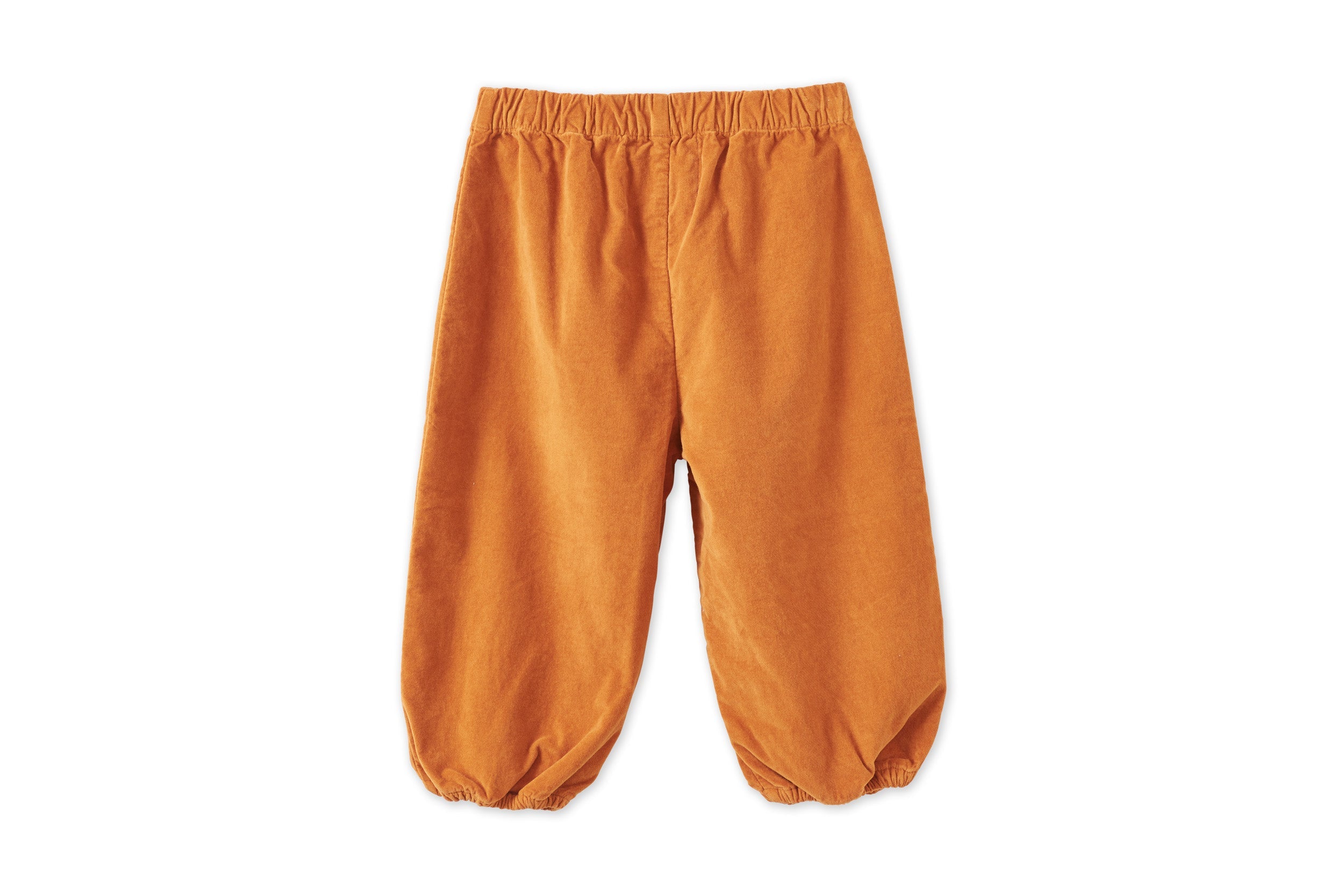 Unisex | Organic Cotton Velvet Trousers | Raw Sienna