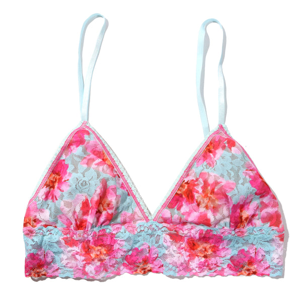 Signature Lace Padded Bralette | First Bloom (Blue)