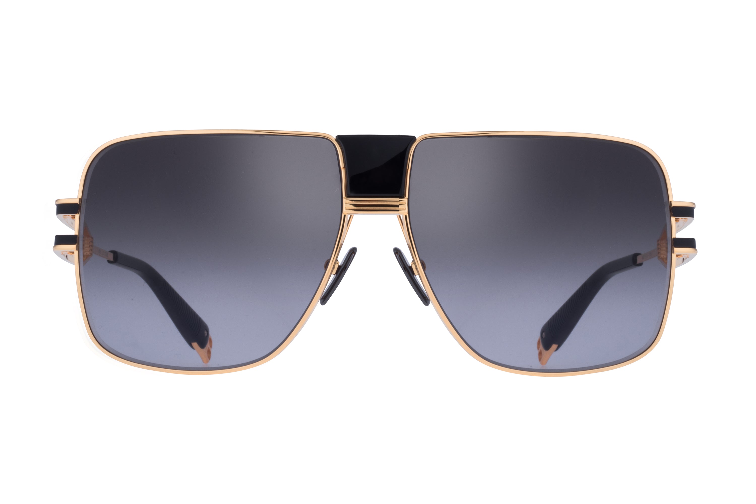 Mens | 1914 Sunglass | Gold - Matte Black - Black | Dark Grey Gradient