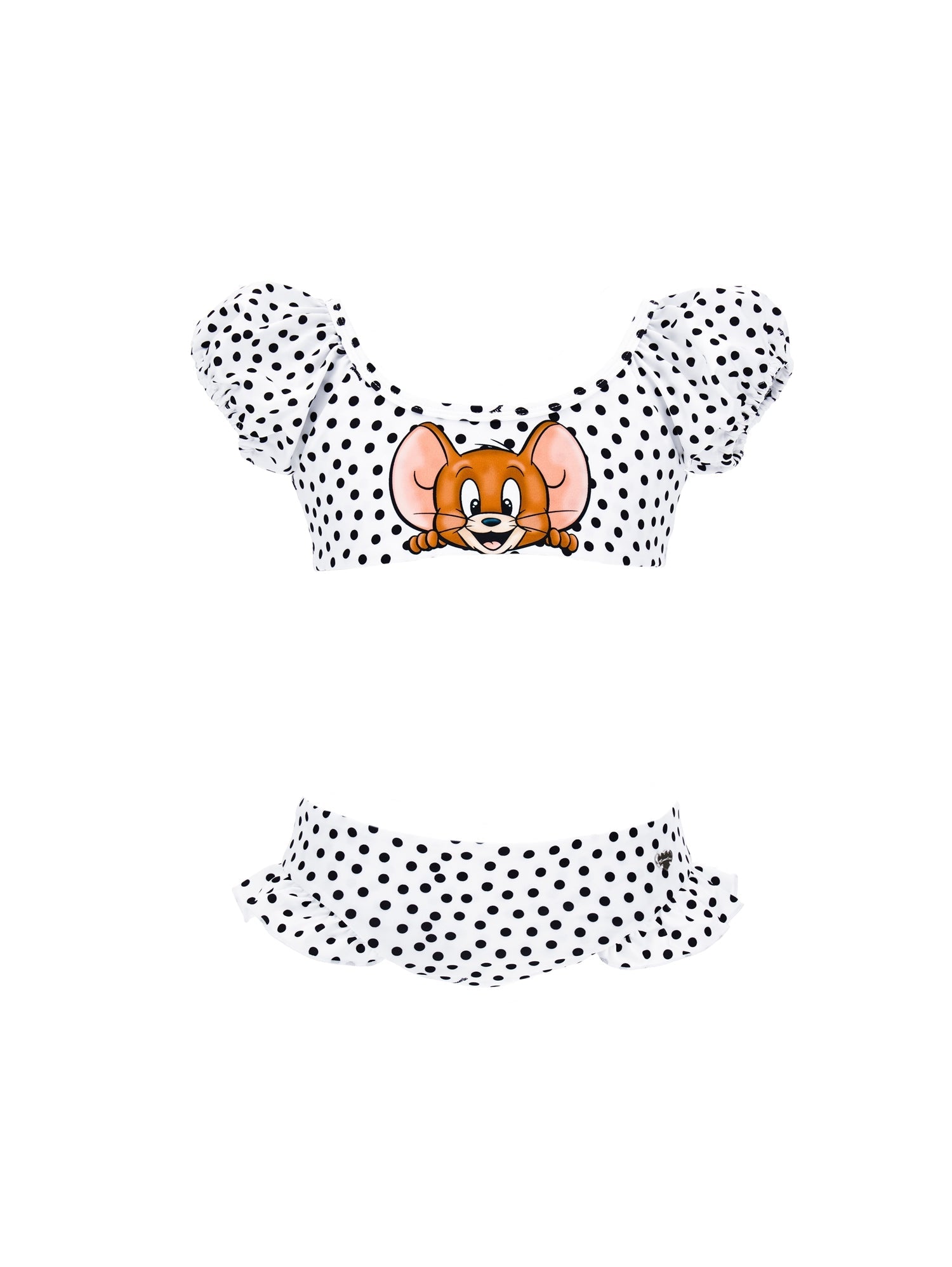 Girls | Jerry Stretch Bikini | White/Black