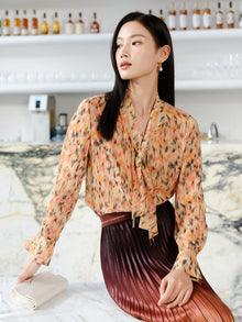 Printed Shirt | Orange