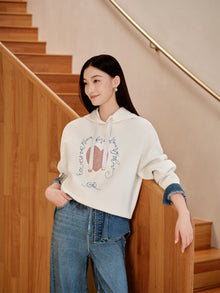 Hooded Sweatshirt | White