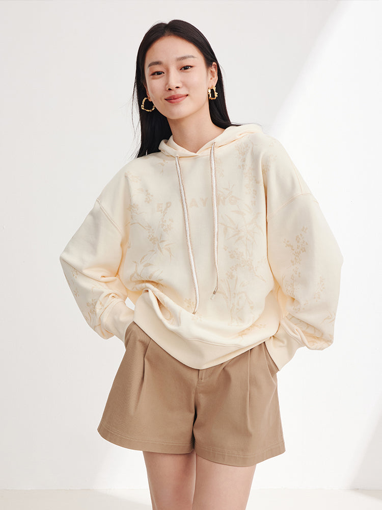 Hooded Sweatshirt | Yellow