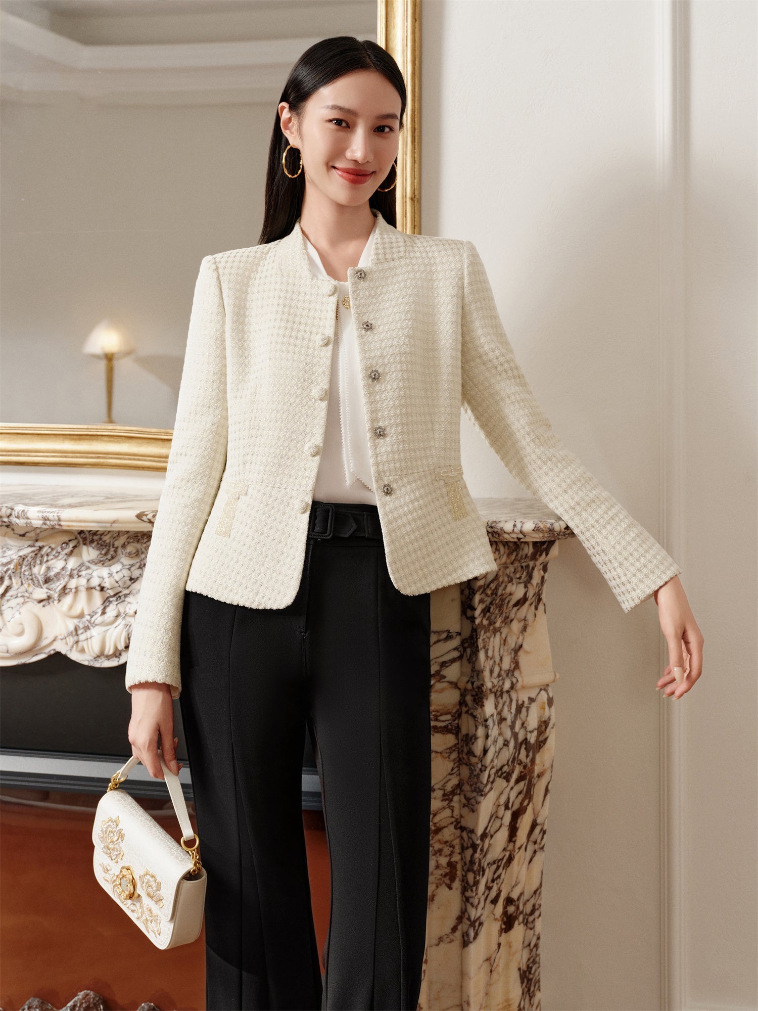 New Chinese Jacket | Beige