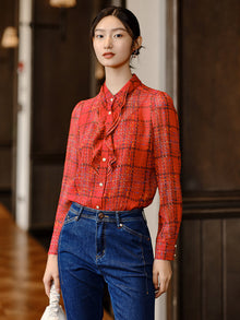 Silk Shirt | Rose Red